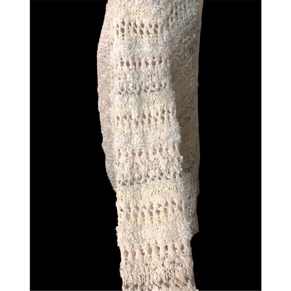 Anthropologie Knitted & Knotted Soubrette Marled Sequin Cardigan - Picture 8 of 12